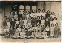 Dale, Jacqueline in orphanage in France.jpg; M2003/017:009; ; drawings